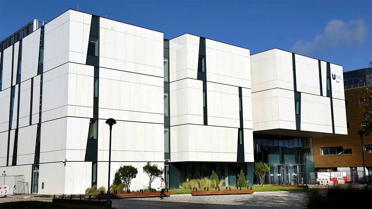 Exterior view of Teesside University's BIOS building