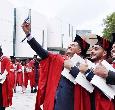 Students celebrating Graduation 2024