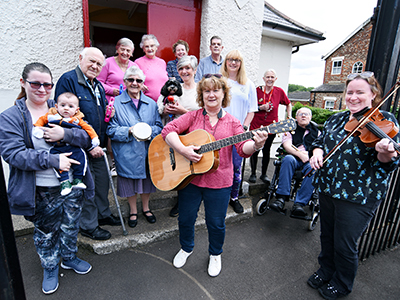 Young at Heart group members and organisers