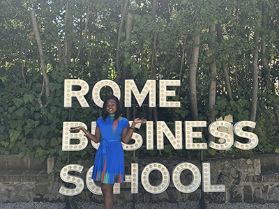 International Management student Bridget Afowa Arhin . Link to International Management student Bridget Afowa Arhin .
