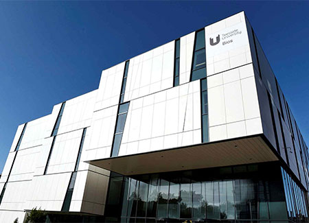 Exterior view of BIOS Building at Teesside University