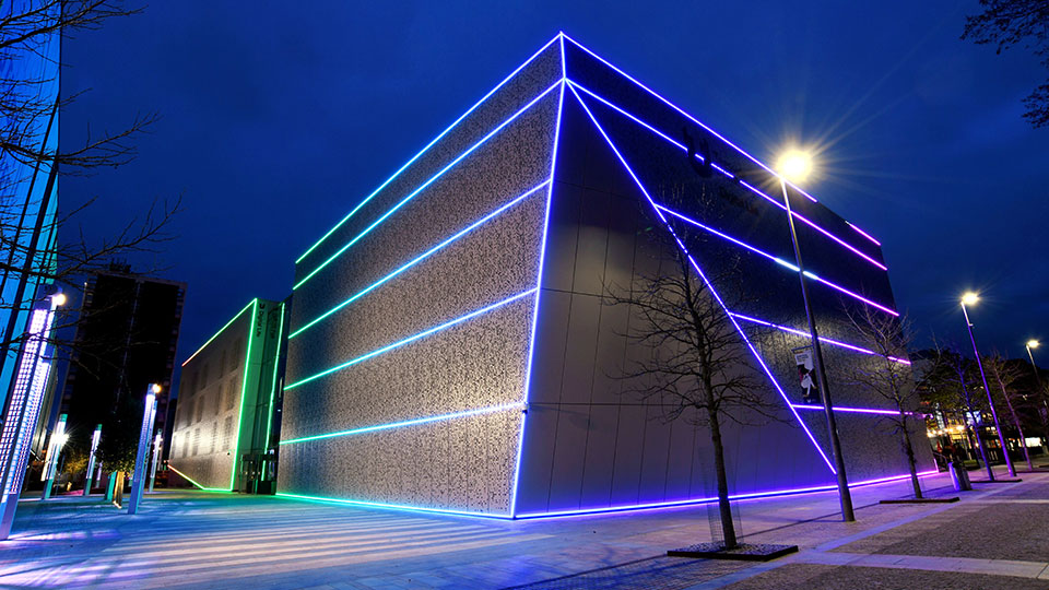 Student Life Building at Teesside University, supporting digital learning and engagement