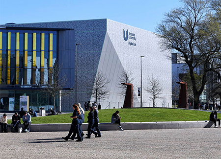 Exterior view of Digital Life Building at Teesside University