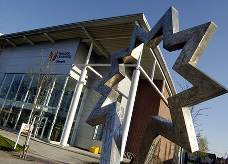 Olympia Building at Teesside University exterior view