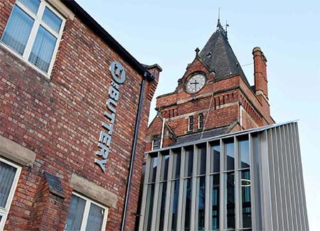 Exterior view of the Buttery at Teesside University