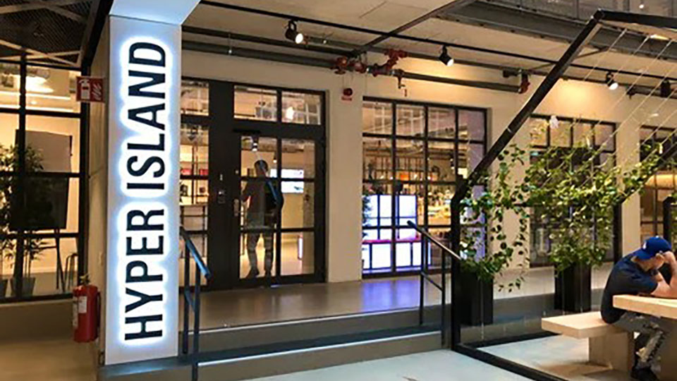 Hyper Island campus building in Stockholm