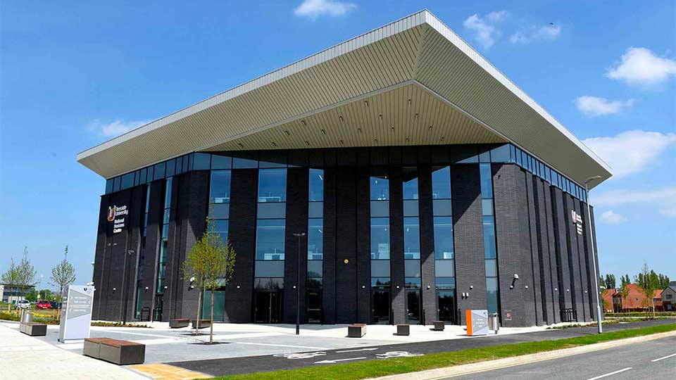 The National Horizons Centre building at Teesside University