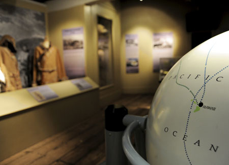 Interior view of Captain Cook Birthplace Museum in Middlesbrough