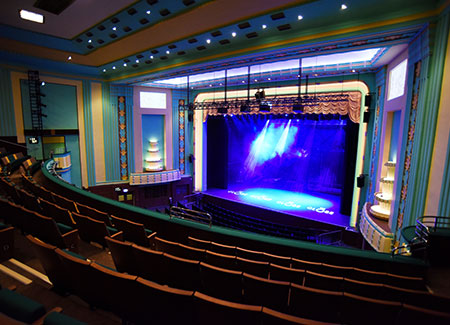 Interior view of Global Stockton theatre