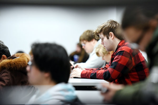 Students in a class