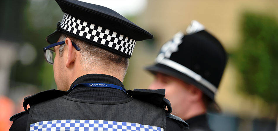Cumbria Constabulary police officers