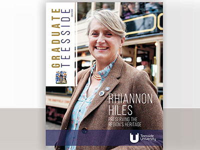The Teesside Graduate magazine cover