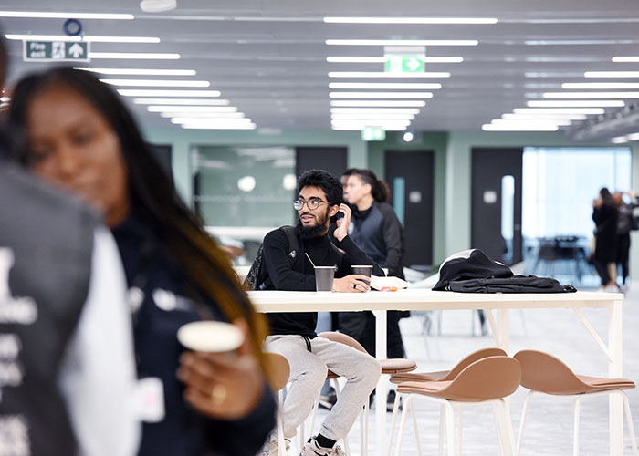 Calendar showing key application deadlines at Teesside University London