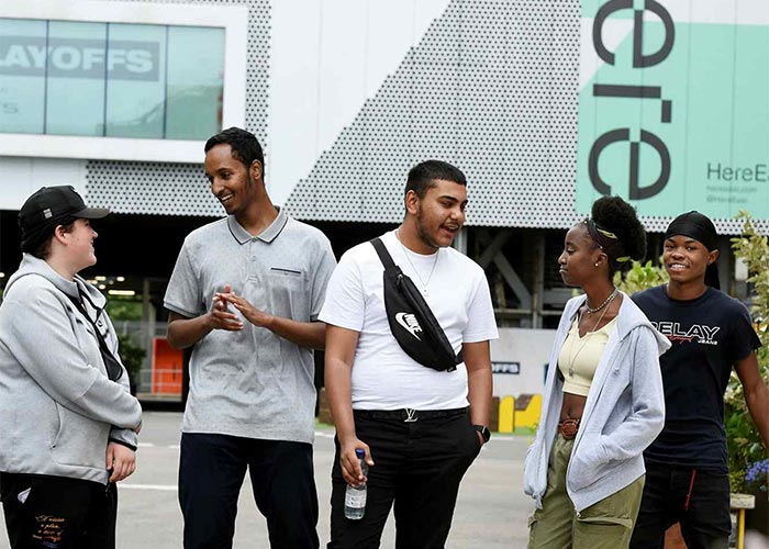 Members of the Students' Union at Teesside University London
